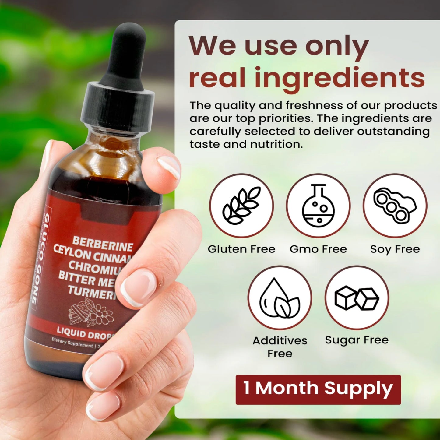 Berberine with Ceylon Cinnamon Drops