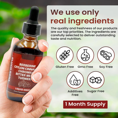 Berberine with Ceylon Cinnamon Drops